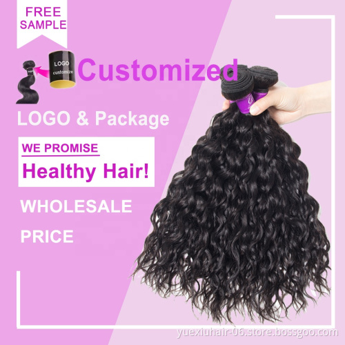 Wholesa Silky Thicky  9A 10A 12A Grade 1 donor 100% Virgin Brazilian Human Hair Bundles with Lace Closure for Black Women
